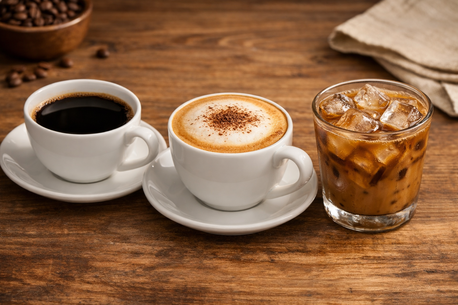 Tres formas de disfrutar el café preparado